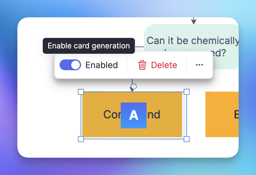 Image occlusion flashcard with hidden boxes