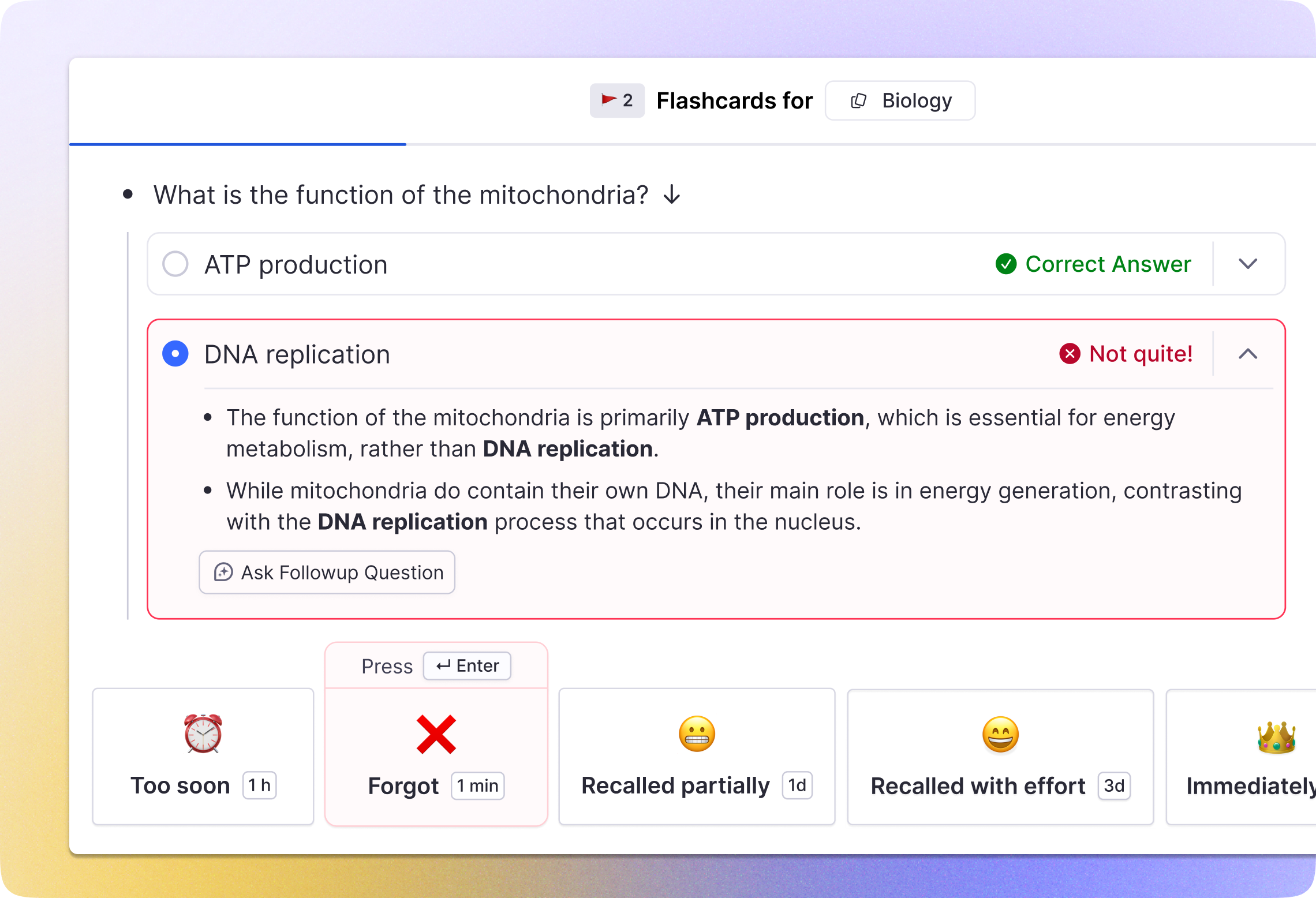 RemNote turning study materials into AI flashcards