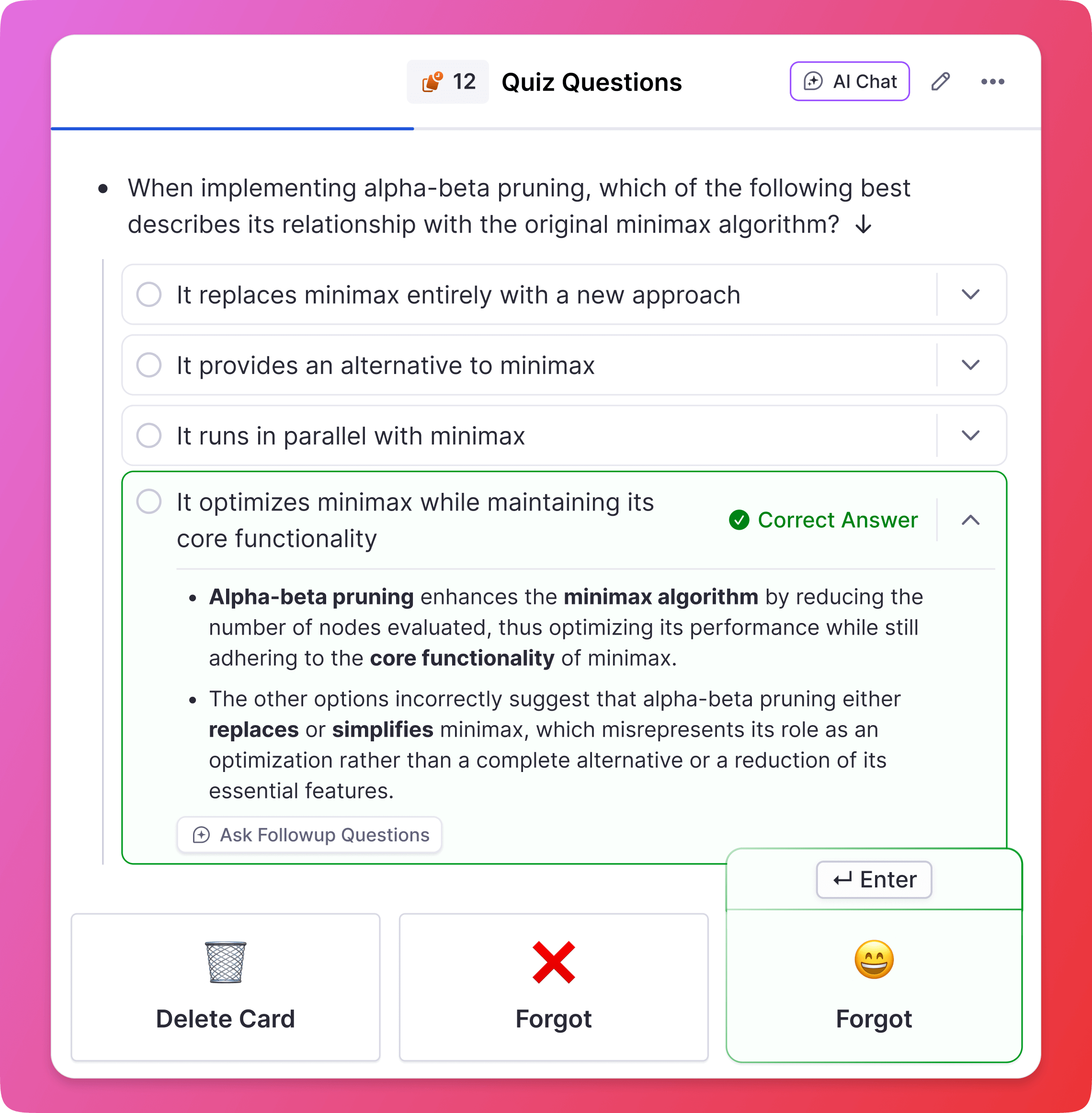 PDF key points connected to notes in RemNote