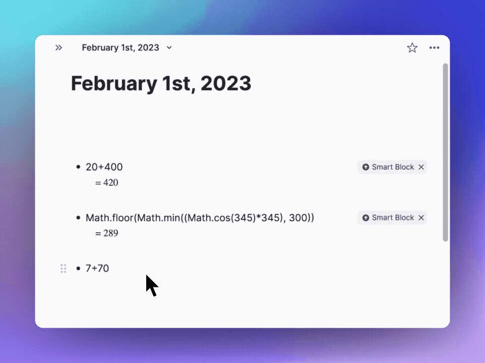 Calculus notation in RemNote