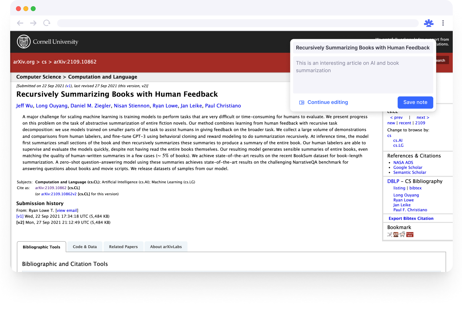 RemNote Extension Screenshot